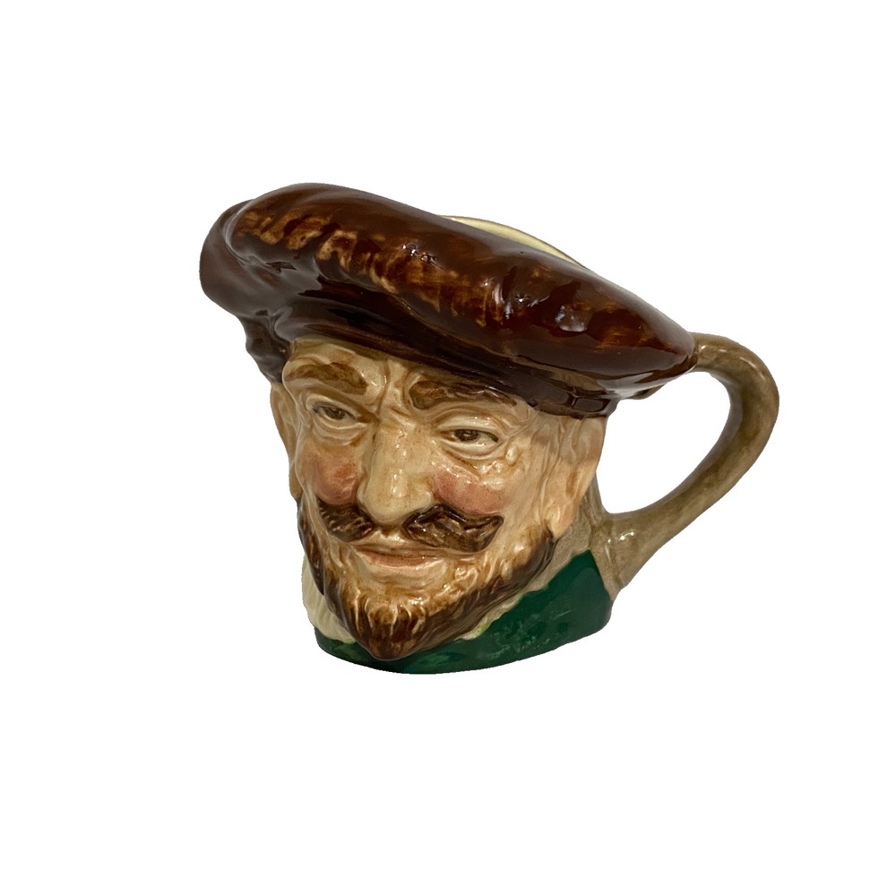 ROYAL DOULTON Drake Mini Toby Mug Character Jug Vintage English‎ Pottery 3.5x4.5